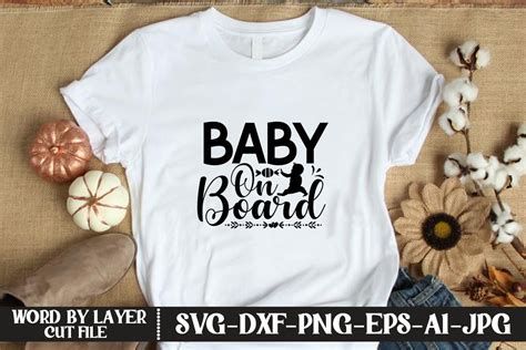 Baby On Board Svg Graphic By Kfcrafts Creative Fabrica