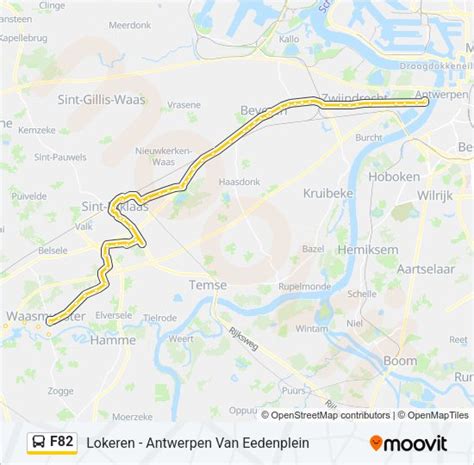 F Route Schedules Stops Maps Antwerpen Van Eedenplein Updated