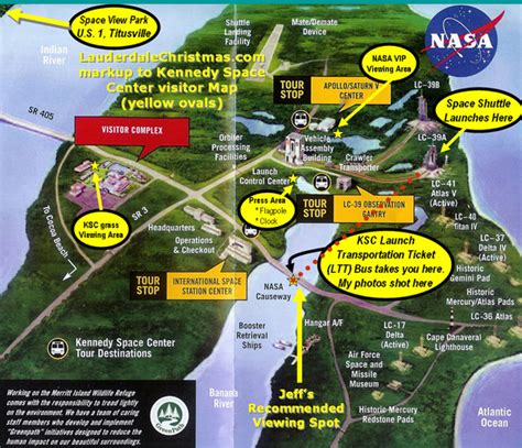 Nasa Space Center Map