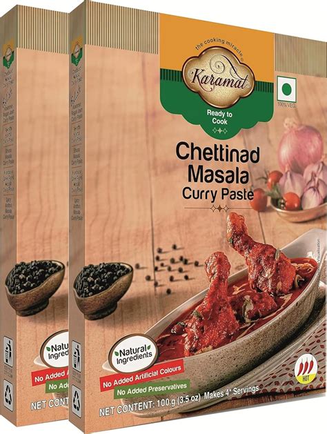 Karamat Chettinad Masala Curry Paste Veg G Mix Upto Servings