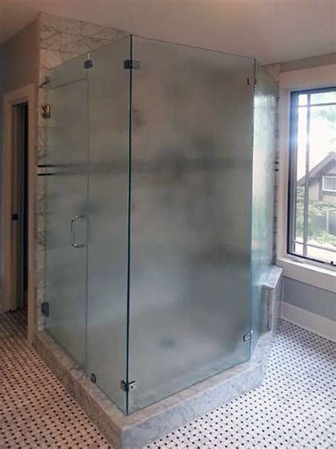 How To Etch Shower Glass Door Glass Door Ideas