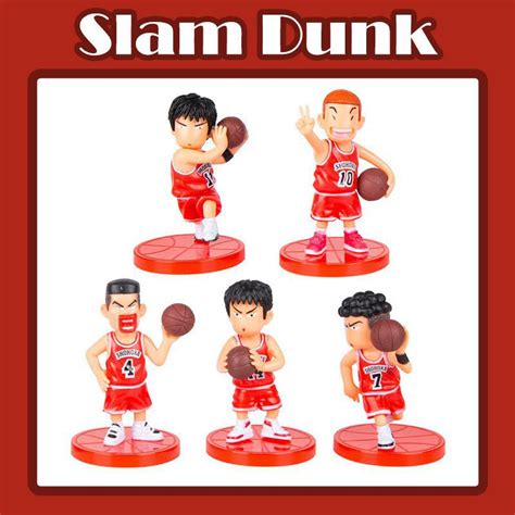 Dunk Slam Hanamichi Sakuragi Rukawa Kaede Mitsui Hisashi PVC Model