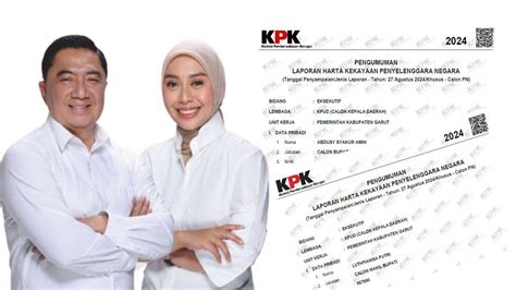 Inilah Harta Kekayaan Pasangan 02 Syakur Dan Putri Di Pilkada Garut