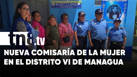 Protección a la mujer en Managua Inauguran Comisaría en el Distrito VI