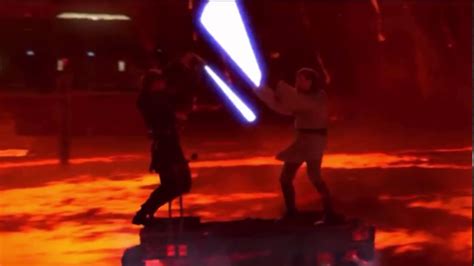 Obi Wan And Anakin Mustafar Battle Edit Youtube