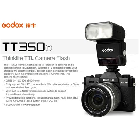 Godox Tt F Thinklite Ttl Camera Flash For Fujifilm Tt F