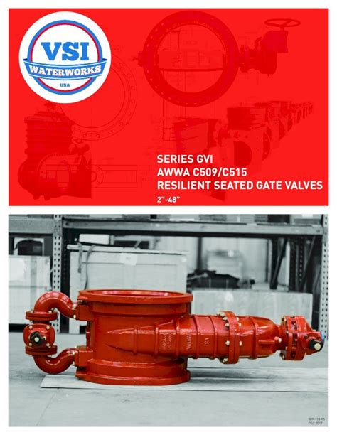 Pdf Series Gvi Awwa C509 C515 Resilient Seated Series Gvi Resilient Seated Gate Valves