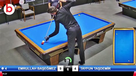 TAYFUN TAŞDEMİR vs EMRULLAH BAŞEĞMEZ 3 Cushion Billiards Championship