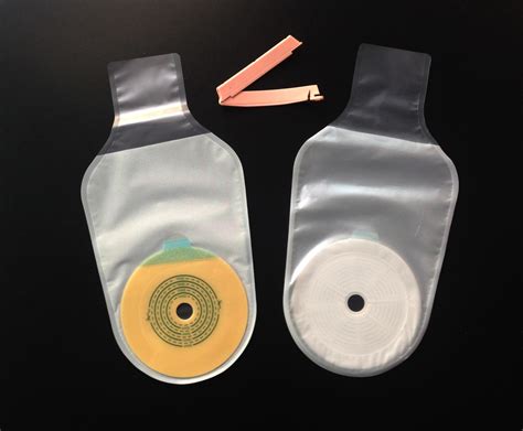 Medical Pe Eva Tpe One Piece And Two Piece Disposable Colostomy Bags