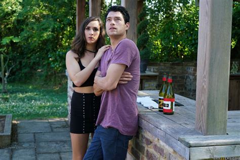 Easygoing Brunette Fucks Two Guys At The Same Time Photos Ashley Adams