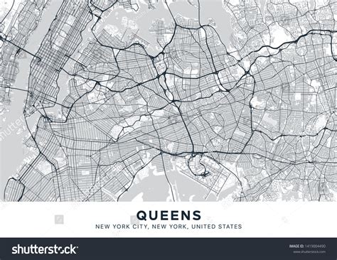 Queens Ny Map Photos, Images & Pictures | Shutterstock