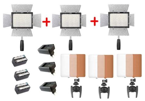 Pack X Led Yn Iii Y Baterias Con Cargadores