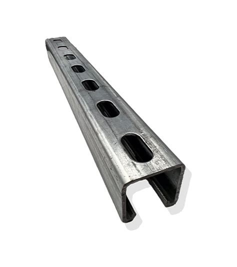 2 Slotted Strut Channel Pre Galvanized 1 5 8 X 1 5 8 X 12GA X 10