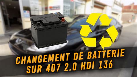 Tuto Rapide Changer Batterie Sur Une Peugeot Hdi Youtube