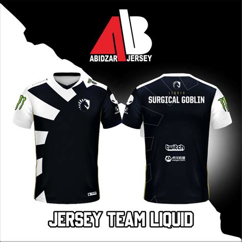 Jual Jersey Team Liquid Terbaru Game Dota 2 Free Nickname Shopee