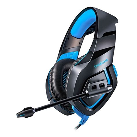 Headset Gamer Profissional Onikuma K B Preto Azul Kase Distribuidora