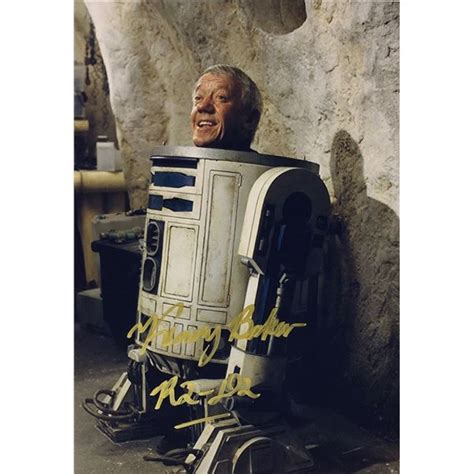 Star Wars Kenny Baker Autograph Photo