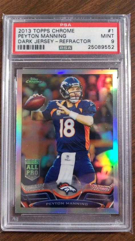 2013 Topps Chrome Refractor 1 Peyton Manning For Sale Online EBay