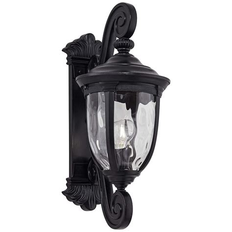 Bellagio 24 High Black Dual Scroll Arm Outdoor Wall Light 37761 Lamps Plus