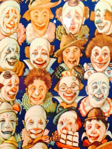 Pin On Vintage Circuscarnival Clowns Mimes And Jesters