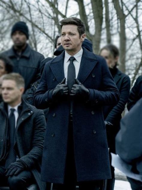 Mayor Of Kingstown S Jeremy Renner Trench Coat