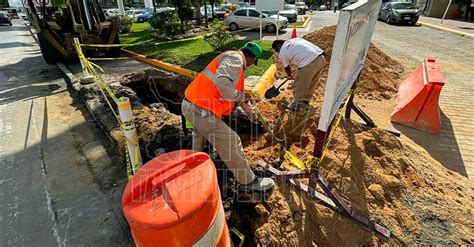 Hoy Tamaulipas Tamaulipas Trabaja COMAPA Sur En Reparacion De Linea