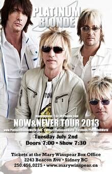 Platinum Blonde Tickets, Tour Dates & Concerts 2025 & 2024 – Songkick