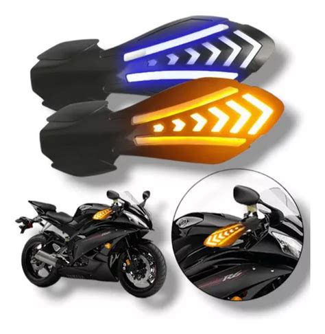 Hand Guard Cubre Pu Os Moto Luz Led Moto Yamaha Pulsar Ktm Env O Gratis