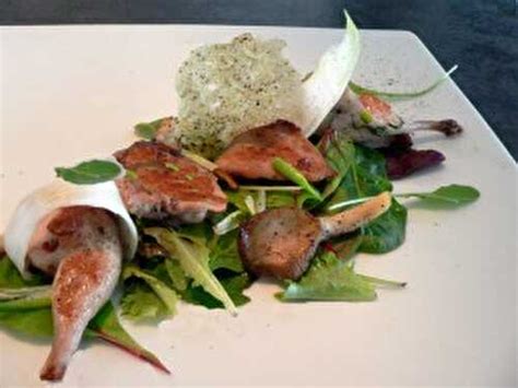 Caille Confite En Salade De Mesclun De Magg Kitchenette Et Ses Recettes