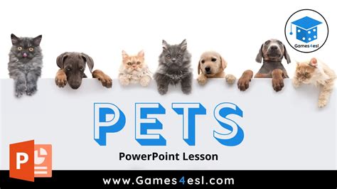 Pets Powerpoint Lesson Games4esl