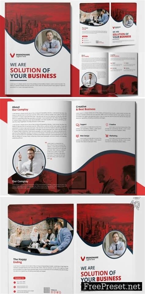 Bi Fold Brochure Template 77464895