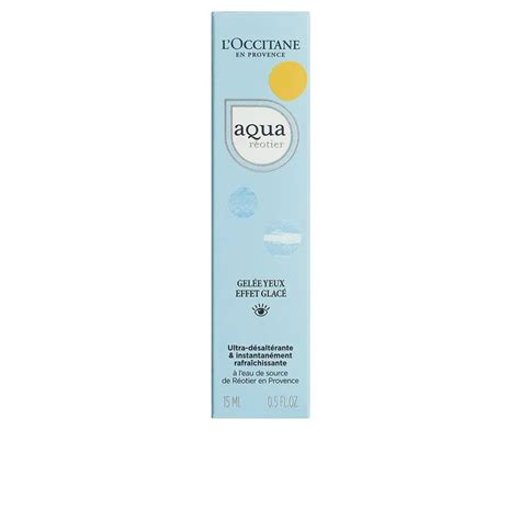 AQUA RÉOTIER gelée yeux effet glacé de L Occitane Contour des yeux