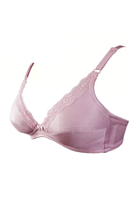 Buy Modernform International Pinky Colour Spun Bra M032 Online Zalora