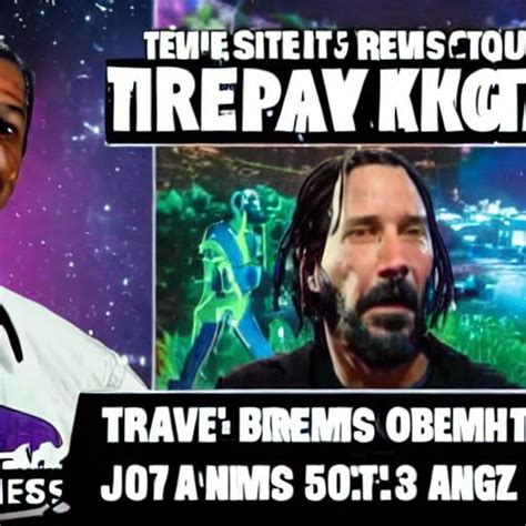 Travis Scott And Keanu Reeves Concert Fortnite Edp44 OpenArt