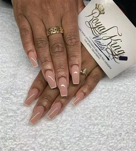 Acrylic Nails Nude Square Acrylic Nails Pretty Acrylic Nails Pretty Nails Natural Acrylic