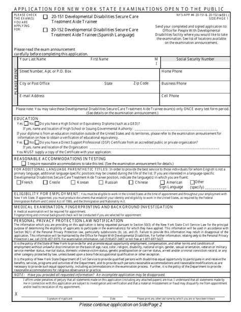 Form Nys App Nys App Fill Out Sign Online And