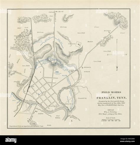 The Battle Of Franklin Tennessee November 30 1864 With Maps