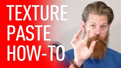 How To Use Texture Paste In Your Hair And Beard Eric Bandholz Youtube