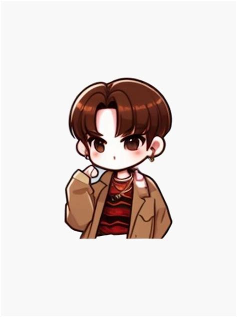 Enhypen Heeseung Chibi Anime Sticker For Sale By Seokjinnieworld