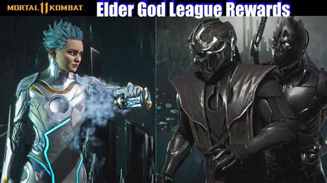 mk kombat league elder god rewards gear mortal kombat  youtube