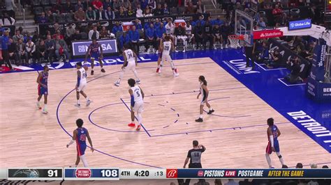 Challenge Of Called Foul Magic Pistons NBA Official