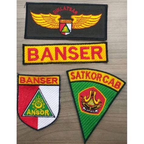 Jual Patch Bordir Logo Banser Shopee Indonesia