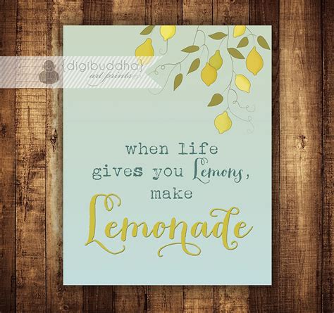 Items Similar To When Life Gives You Lemons Make Lemonade Inspirational