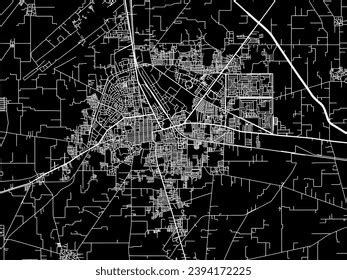 Vector City Map Sirsa Republic India Stock Vector (Royalty Free ...