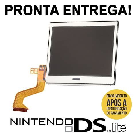 Tela Display Lcd Nintendo Dsi Xl Superior Nova Escorrega O Pre O