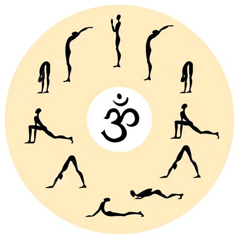 Surya Namaskar Yoga Png Transparent Images Free Download Vector Files