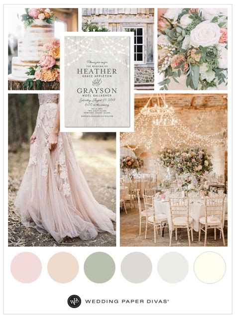 Blush Wedding Color Palette