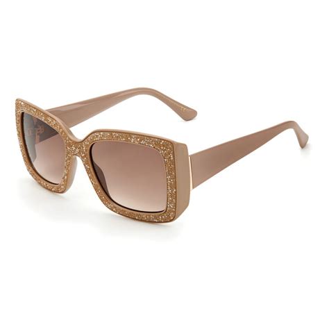 Jimmy Choo Viv S Fwm Ha Nude Sunglasses Woman