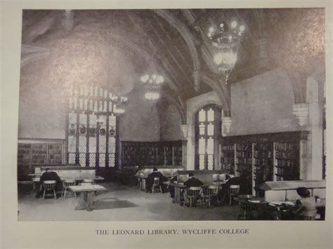 Leonard Library (1929): gargoyle | Wycliffe College