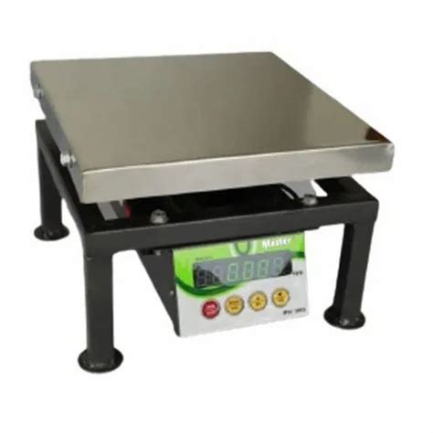 Master Stainless Steel Digital Platform Weighing Scale Size 300 X 300